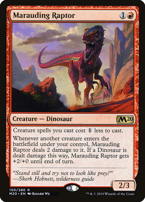 Marauding Raptor (M20 150) [Core Set 2020]