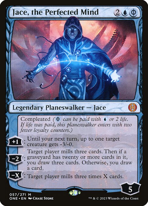 Jace, the Perfected Mind (ONE 57) [Phyrexia: All Will Be One]