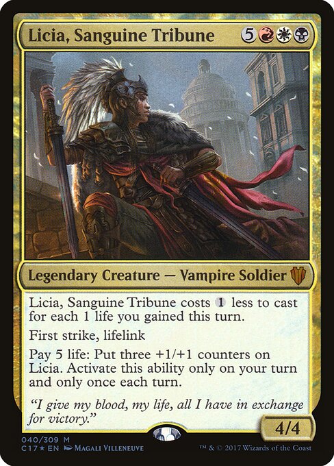 Licia, Sanguine Tribune (C17 40) [Commander 2017]