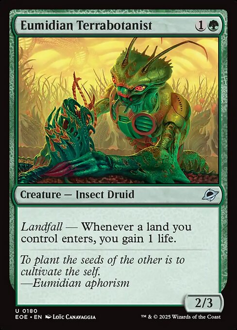 Eumidian Terrabotanist (EOE 180) [Edge of Eternities]