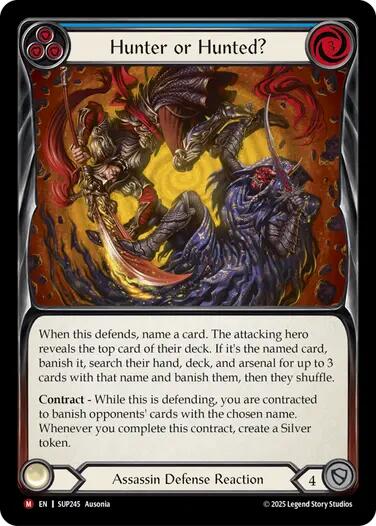 Hunter or Hunted? [SUP245] (Super Slam)  Rainbow Foil
