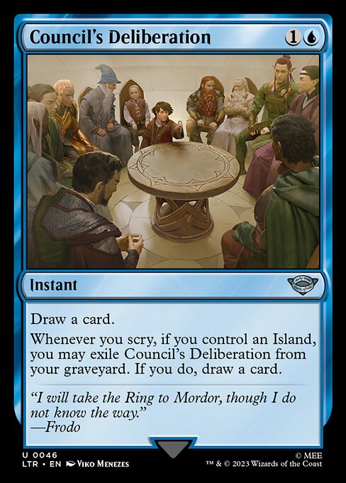 Council's Deliberation (LTR 46) [The Lord of the Rings: Tales of Middle-earth]