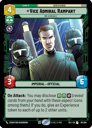Vice Admiral Rampart - On Schedule (85/264) (85/264) [Secrets of Power]