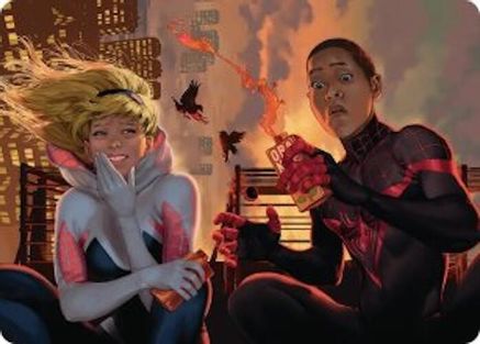 Heroes' Hangout Art Card [Marvel's Spider-Man Art Series]