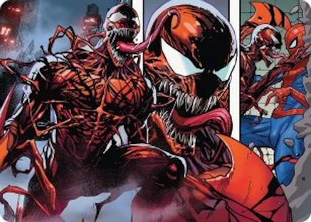 Carnage, Crimson Chaos Art Card [Marvel's Spider-Man Art Series]