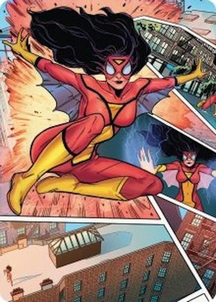Spider-Woman, Stunning Savior Art Card [Marvel's Spider-Man Art Series]
