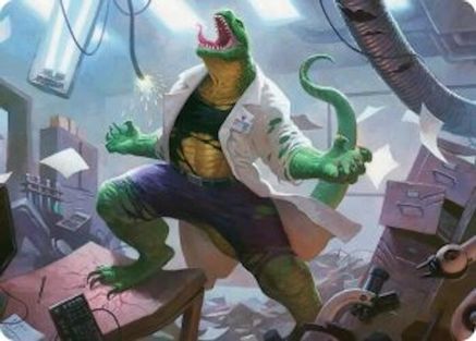 Lizard, Connors's Curse Art Card [Marvel's Spider-Man Art Series]