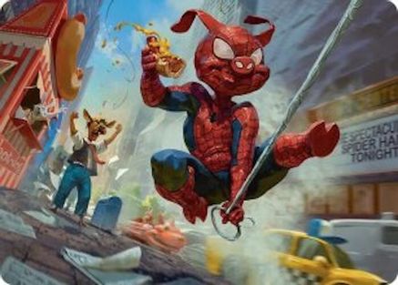 Spider-Ham, Peter Porker Art Card [Marvel's Spider-Man Art Series]