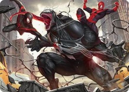 Terrific Team-Up Art Card [Marvel's Spider-Man Art Series]