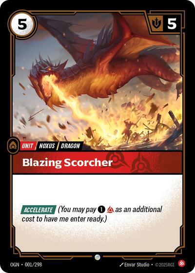 Blazing Scorcher (OGN 001/298) [Origins]