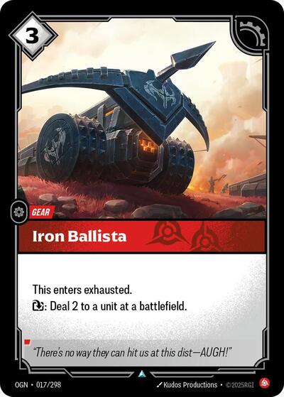 Iron Ballista (OGN 017/298) [Origins]