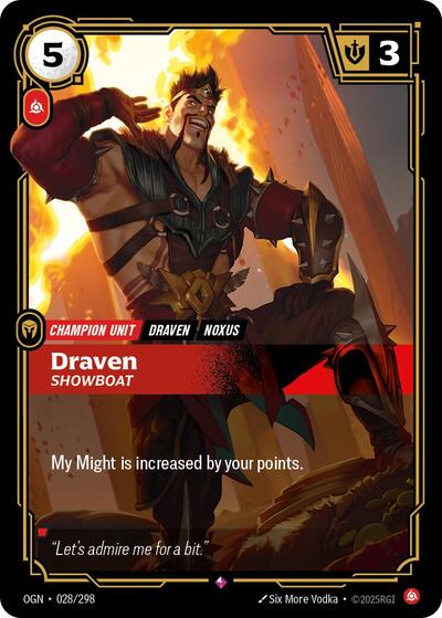 Draven Showboat (OGN 028/298) [Origins]