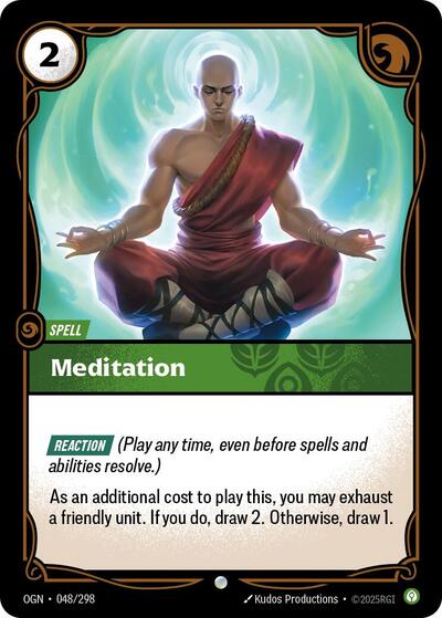Meditation (OGN 048/298) [Origins]