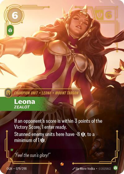 Leona Zealot (OGN 079/298) [Origins]