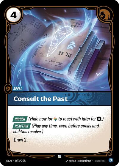 Consult the Past (OGN 083/298) [Origins]