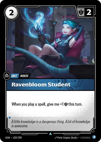 Ravenbloom Student (OGN 103/298) [Origins]