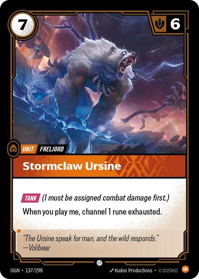 Stormclaw Ursine (OGN 137/298) [Origins]
