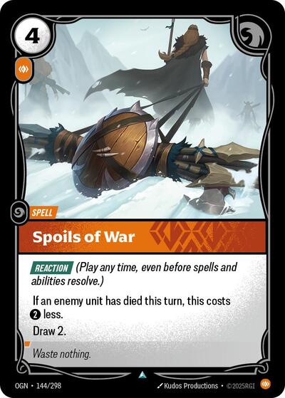 Spoils of War (OGN 144/298) [Origins]