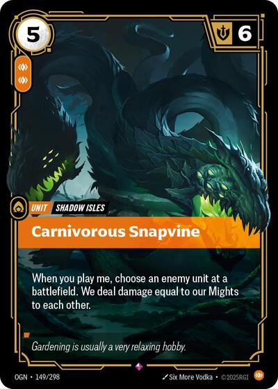 Carnivorous Snapvine (OGN 149/298) [Origins]