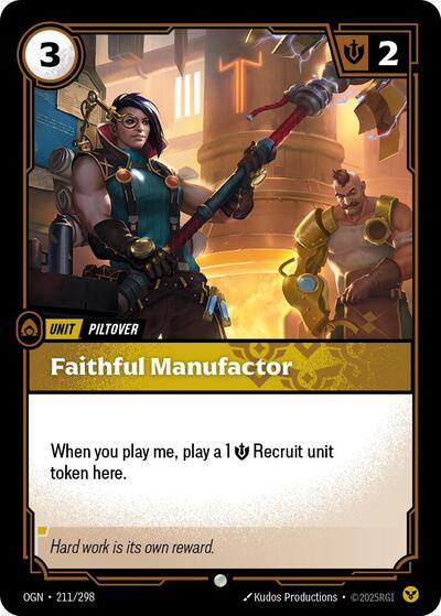 Faithful Manufactor (OGN 211/298) [Origins]