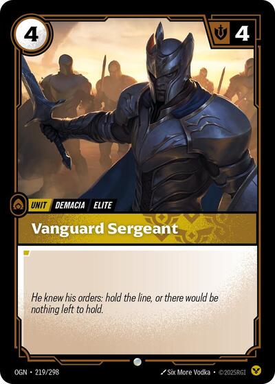 Vanguard Sergeant (OGN 219/298) [Origins]