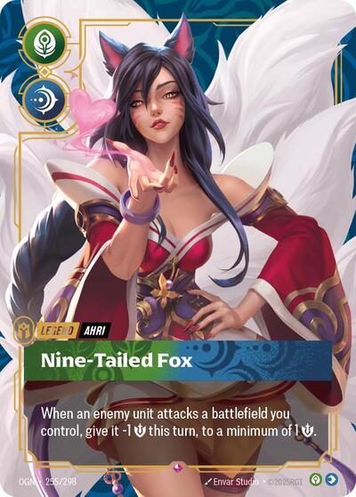 Ahri Nine Tailed Fox (OGN 255/298) [Origins]
