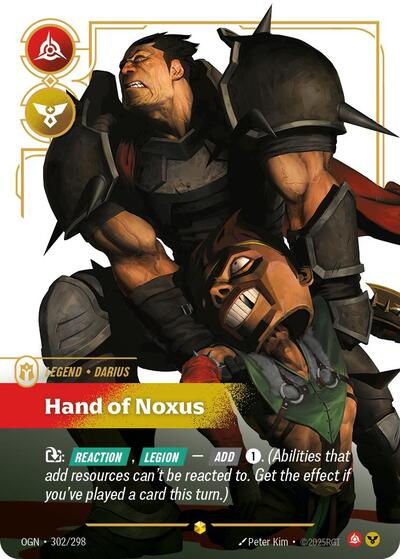 Darius Hand of Noxus Overnumbered (OGN 302/298) [Origins]