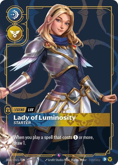 Lux Lady of Luminosity Starter (OGS 021/024) [Origins: Proving Grounds]