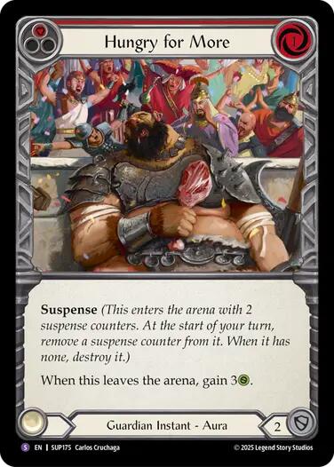 Hungry for More [SUP175] (Super Slam)  Rainbow Foil