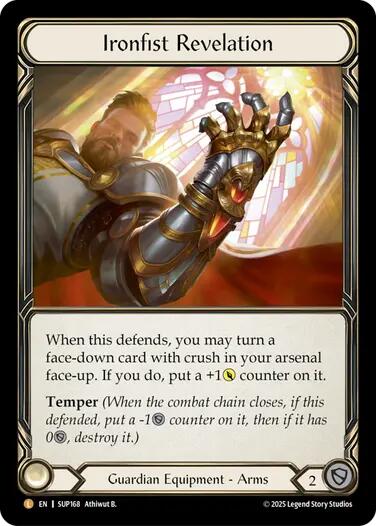 Ironfist Revelation [SUP168] (Super Slam)  Cold Foil