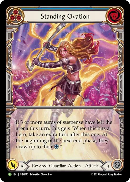 Standing Ovation [GEM072] (GEM Pack 3)  Rainbow Foil