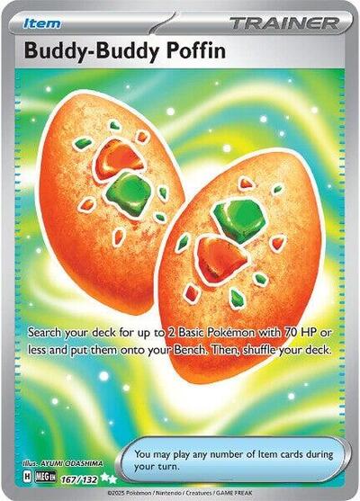 Buddy Buddy Poffin (MEG 167/132) [ME01: Mega Evolution]