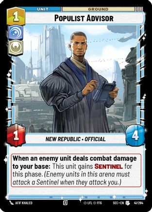 Populist Advisor (41/264) (41/264) [Secrets of Power]
