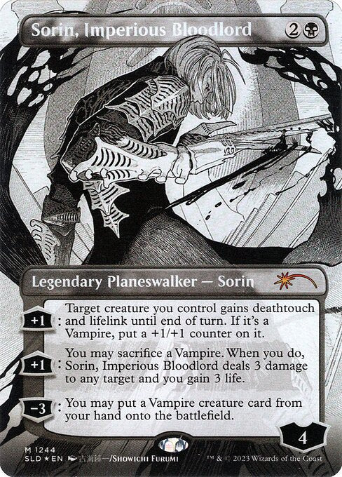 Sorin, Imperious Bloodlord (Borderless · Full Art) (SLD 1244) [Secret Lair Drop]