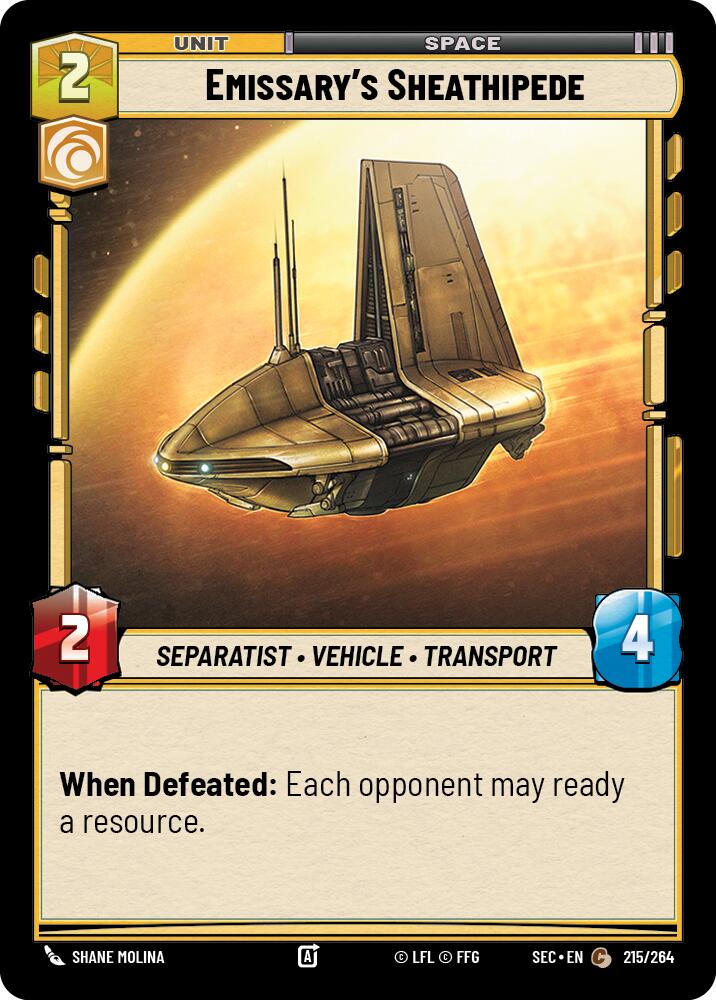 Emissary's Sheathipede (215/264) (215/264) [Secrets of Power]