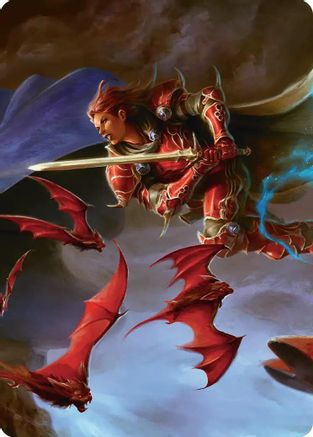 The Destined Warrior Scene Art Card [FINAL FANTASY Art Series]