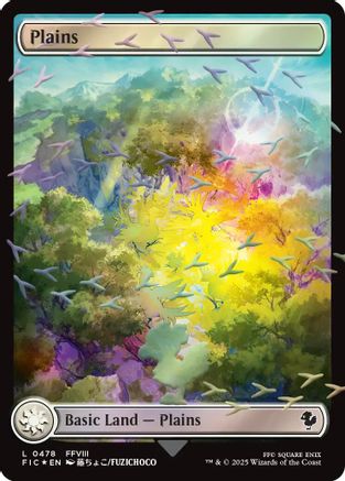 Plains (Chocobo Track Foil) (FIC-478) - Commander: FINAL FANTASY Foil