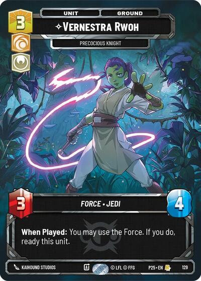 Vernestra Rwoh Precocious Knight (SN1 129) [Sector and Regional Promos: Season 1]