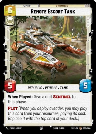 Remote Escort Tank (255/264) (255/264) [Secrets of Power]
