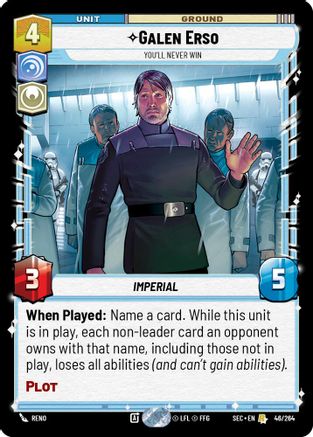 Galen Erso - You'll Never Win (46/264) (46/264) [Secrets of Power]