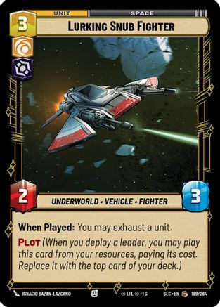 Lurking Snub Fighter (189/264) (189/264) [Secrets of Power]
