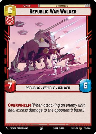 Republic War Walker (173/264) (173/264) [Secrets of Power]