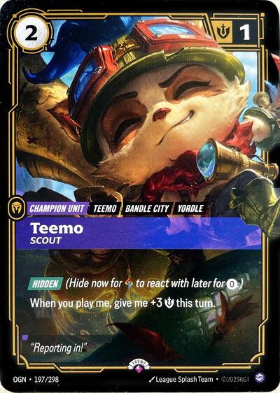 Teemo Scout (PR 197/298) [Riftbound Promotional Cards]