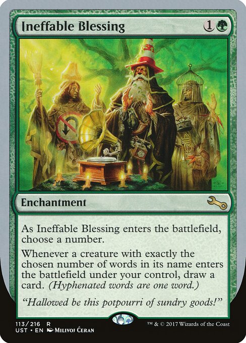 Ineffable Blessing (UST 113f) [Unstable]