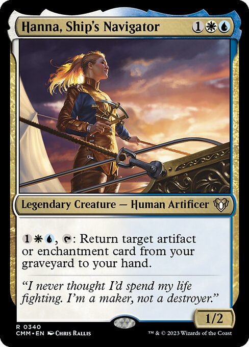 Hanna, Ship's Navigator (CMM 340) [Commander Masters]