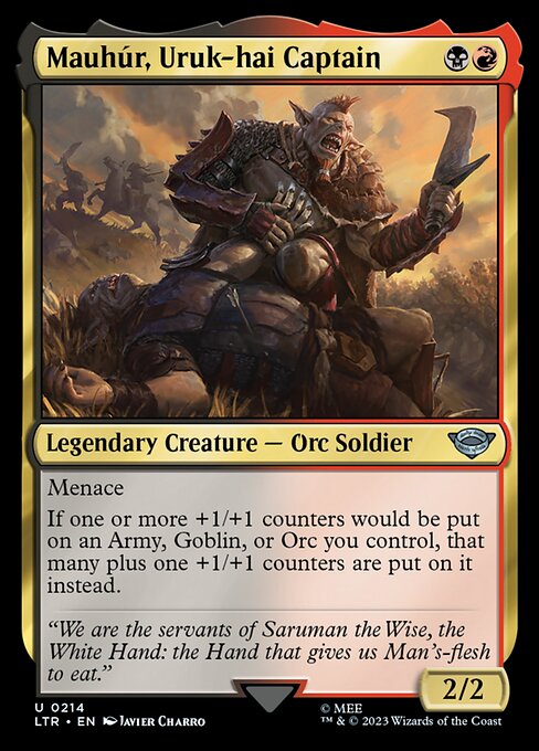 Mauhúr, Uruk-hai Captain (LTR 214) [The Lord of the Rings: Tales of Middle-earth]