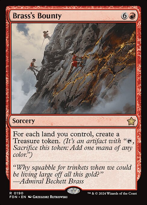 Brass's Bounty (FDN 190) [Foundations]