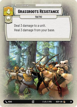 Grassroots Resistance (20) [Secrets of Power: Weekly Play]