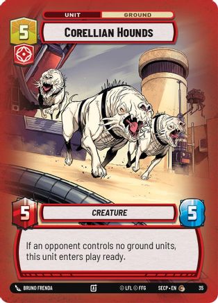 Corellian Hounds (Foil) (35) [Secrets of Power: Weekly Play]