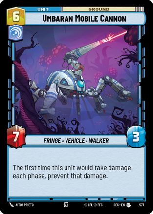 Umbaran Mobile Cannon (577) (Foil) (577) [Secrets of Power]